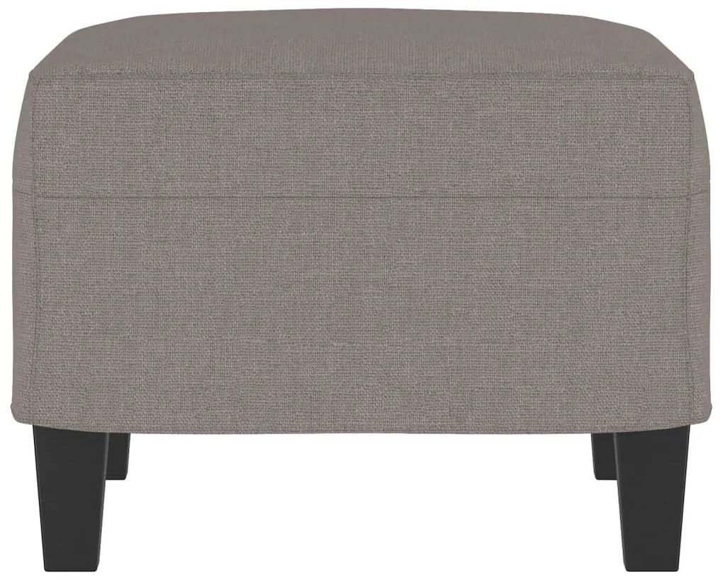 vidaXL Υποπόδιο Taupe 60x50x41 εκ. Υφασμάτινο