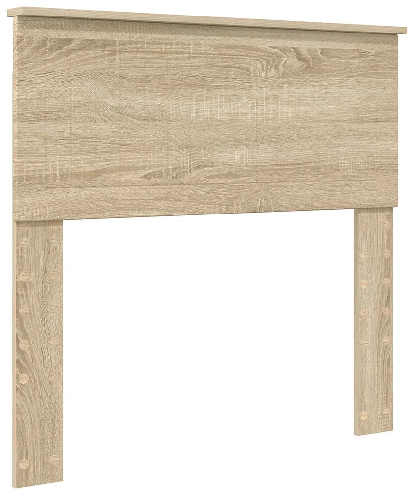 vidaXL Κρεβάτι Αποθήκης Δρύς Sonoma 90 x 200 cm Επεξεργασμένο ξύλο