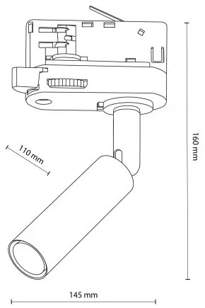 Σποτ Φωτιστικό Τριφασικής Ράγας G9 10W IP20 Tracer TK Lighting 4846 Λευκό