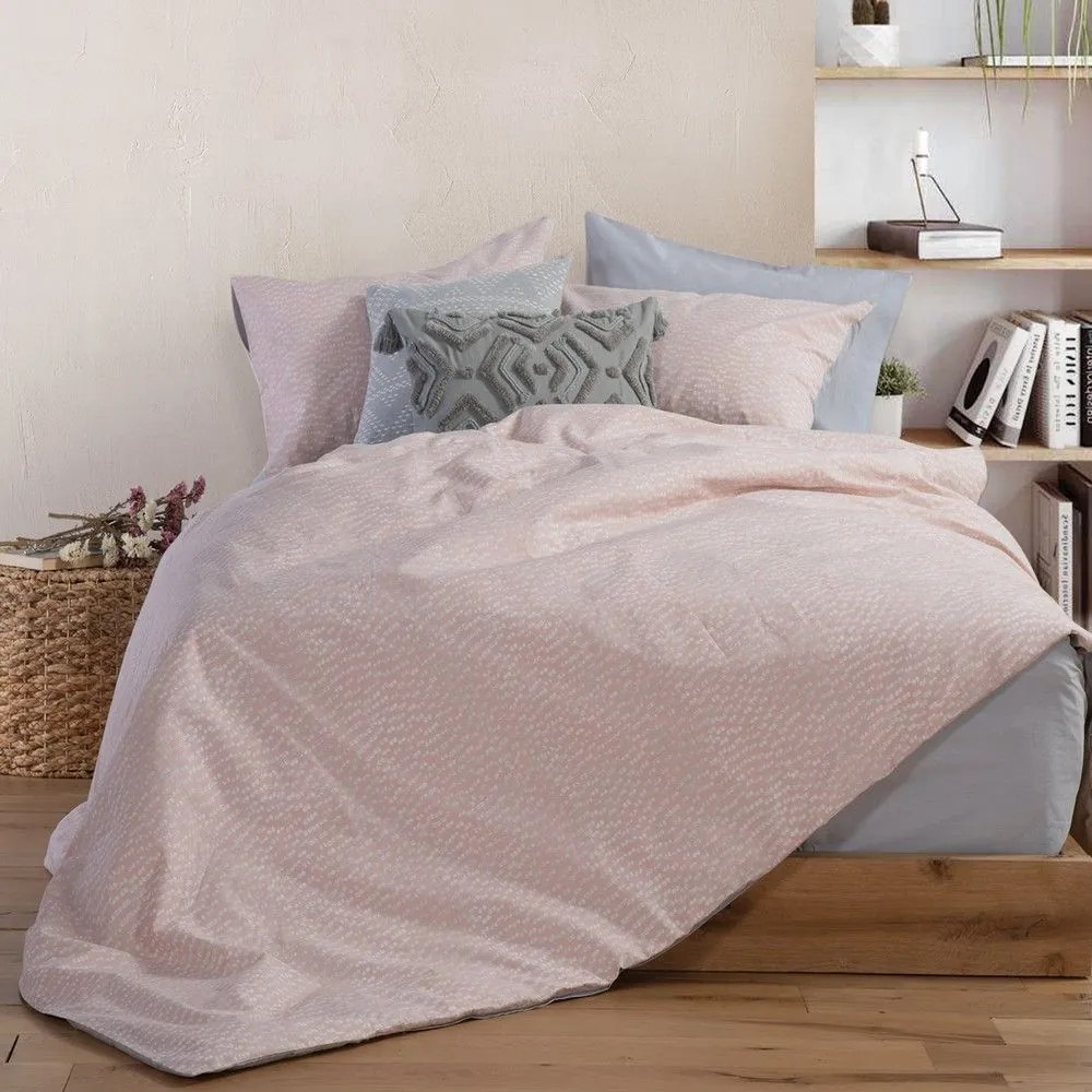 Σεντόνια Candy (Σετ 3τμχ) Rose Nef-Nef Μονό 170x270cm 100% Cotton