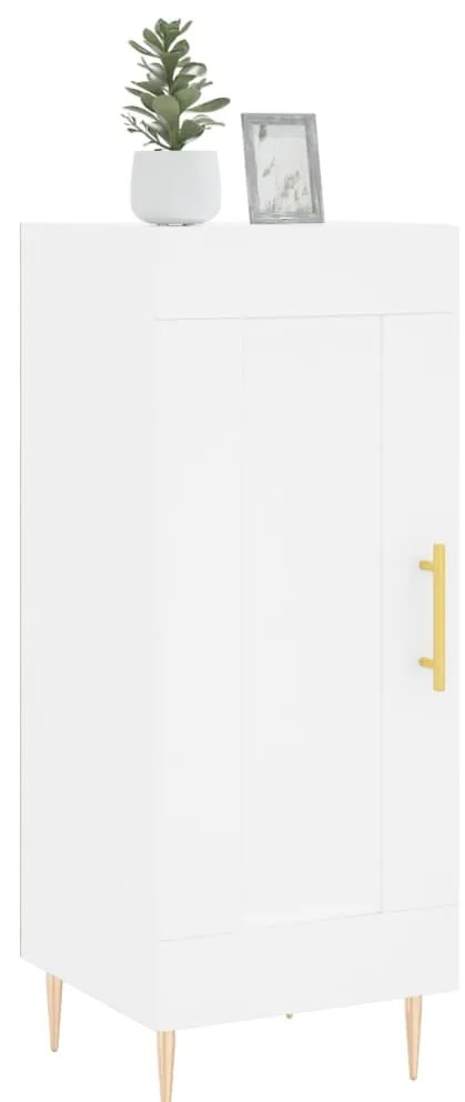 vidaXL Ντουλάπι Λευκό 34,5 x 34 x 90 εκ. από Επεξεργασμένο Ξύλο