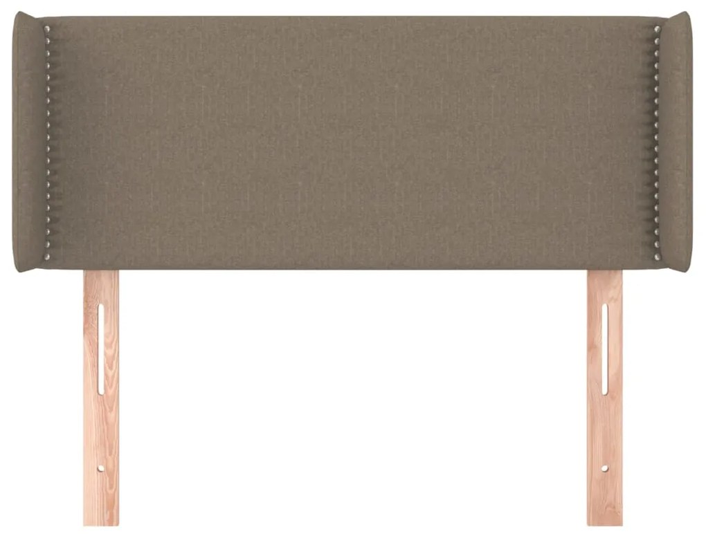 Κεφαλάρι με Πτερύγια Taupe 83x16x78/88 εκ. Υφασμάτινο 3118606