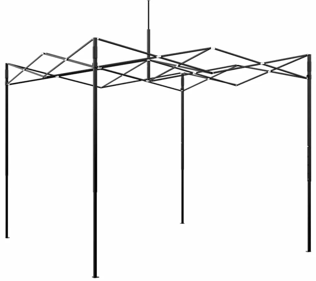 vidaXL Θερμοκήπιο με στέγη Πράσινο 290 x 290 x 315 εκ Ατσάλι
