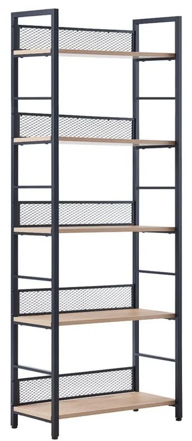 Βιβλιοθήκη Nest 28-0314 60x28x154 Natural-Black