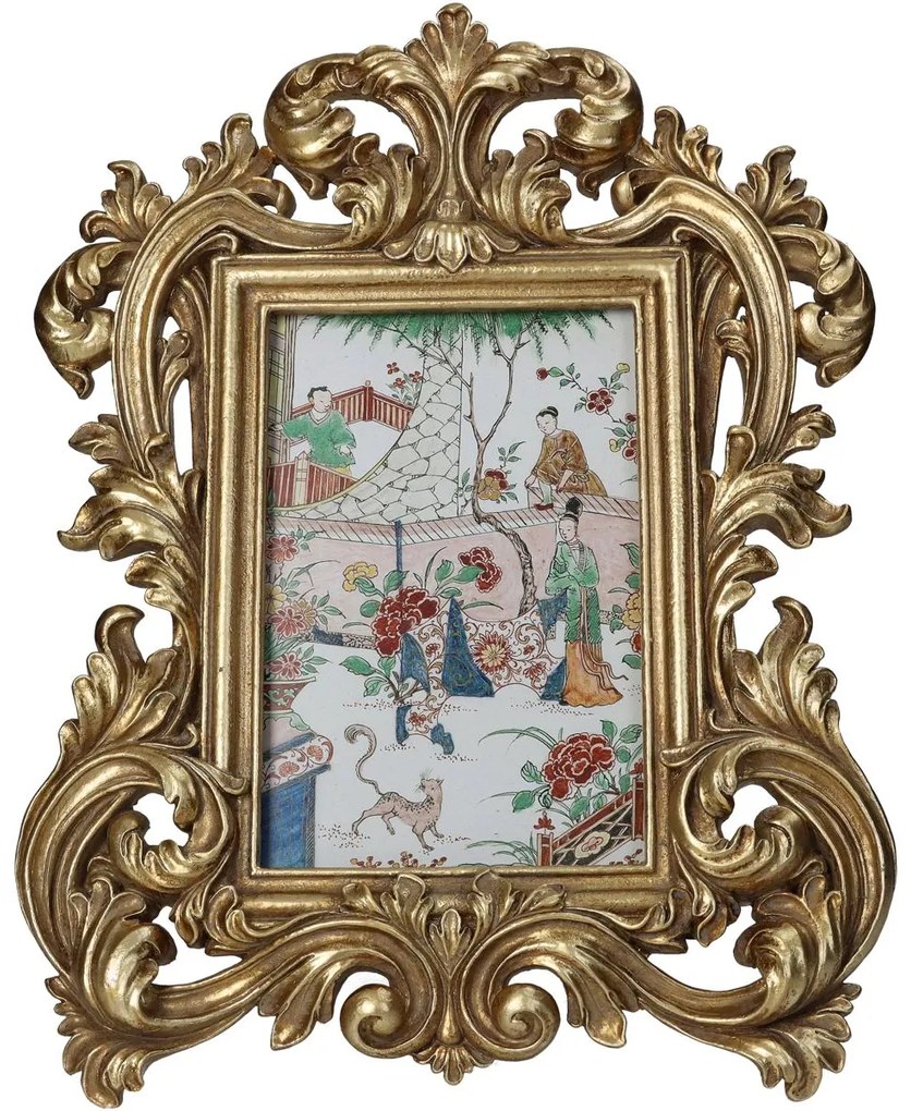 Κορνίζα ArteLibre Χρυσό Polyresin 10x15cm-05154119