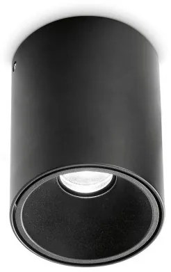 Σποτ Φωτιστικό Οροφής LED 15W Μαύρο 2700K Φ9cm Nitro 205984 Ideal Lux 205984
