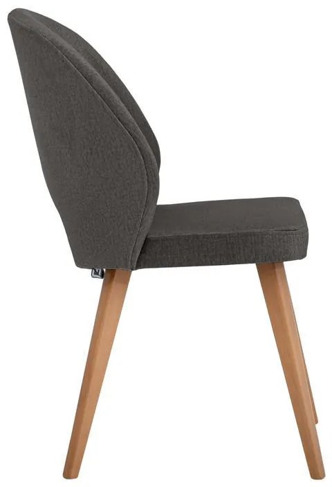 Καρέκλα τραπεζαρίας Fylliana New Bella Ύφασμα Γκρι 48x56x85 εκ. 2αδα 48x56x85 εκ.