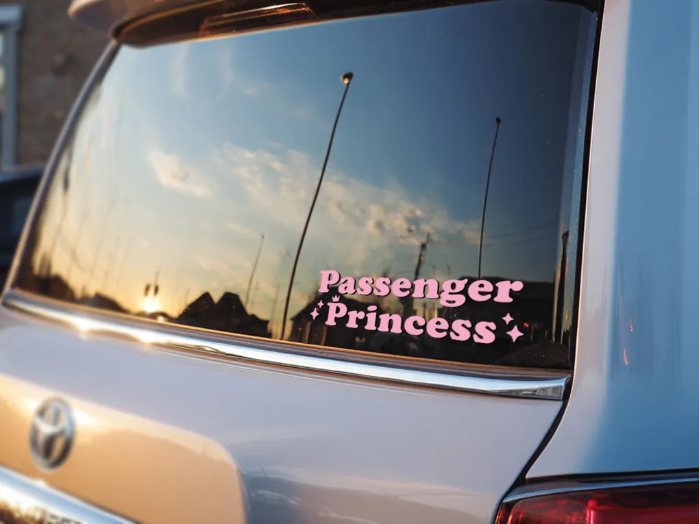 Αυτοκόλλητο για καθρέφτη S40 – Passenger princess