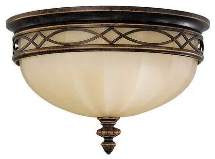 Πλαφονιέρα Φωτιστικό Οροφής 3xE27  Καφέ  Drawing Room FE-DRAWING-ROOM-FB Elstead Lighting-FE-DRAWING-ROOM-FB-Καφέ FE-DRAWING-ROOM-FB