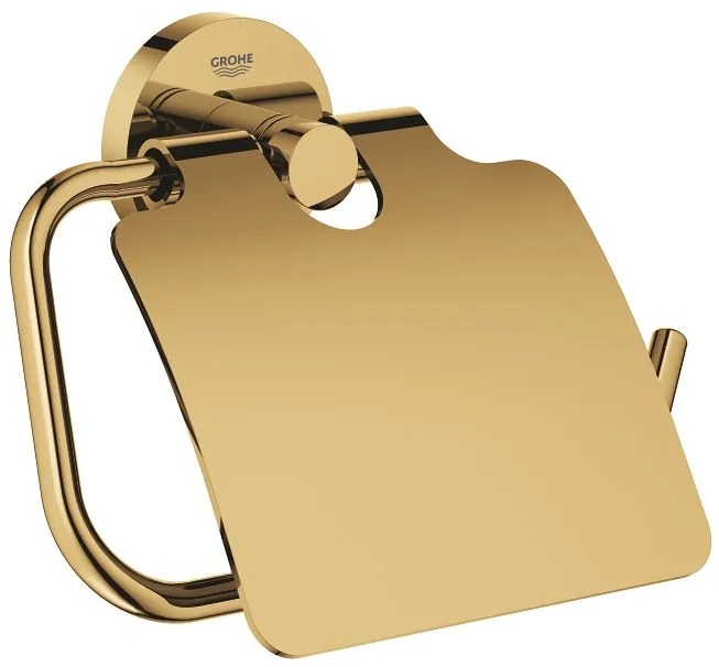 Χαρτοθήκη Grohe New Essentials με καπάκι-Nikel Gualistero
