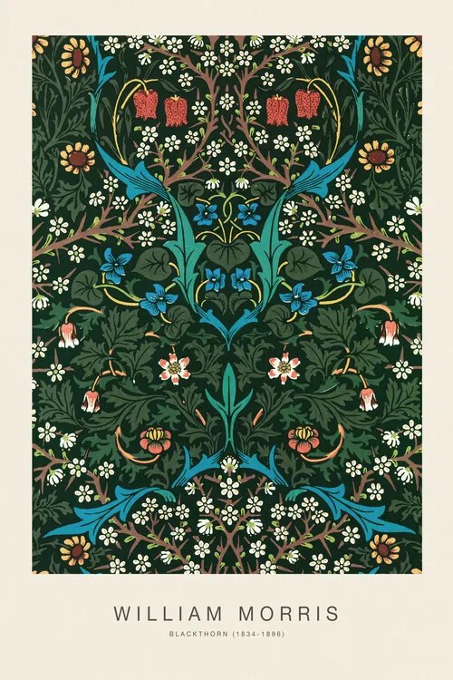 Αναπαραγωγή Tulip Blackthorn (1834), William Morris