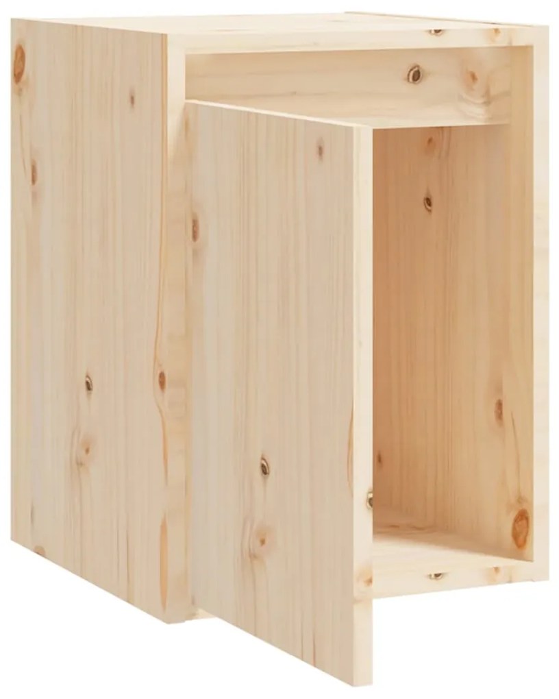 vidaXL Ντουλάπι Τοίχου 30 x 30 x 40 εκ. από Μασίφ Ξύλο Πεύκου