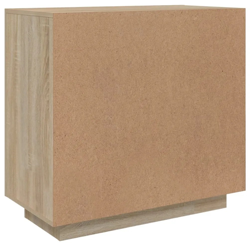 vidaXL Ντουλάπι Sonoma Δρυς 80 x 40 x 75 εκ. από Επεξεργασμένο Ξύλο