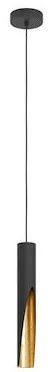 Eglo Barbotto Κρεμαστό Φωτιστικό Μονόφωτο για Ντουί GU10 Μαύρο 900872