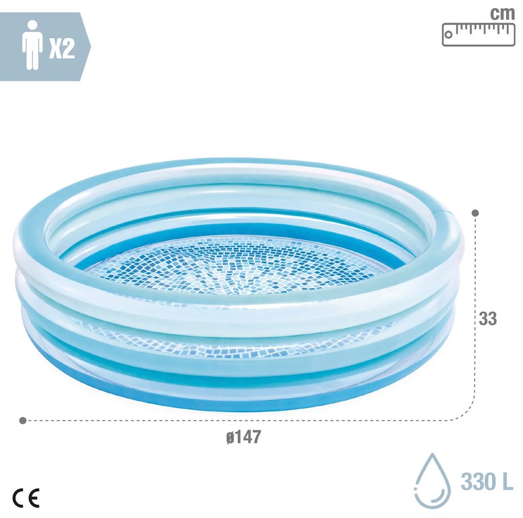 Παιδική πισίνα Intex 147 x 33 x 147 cm (x6)