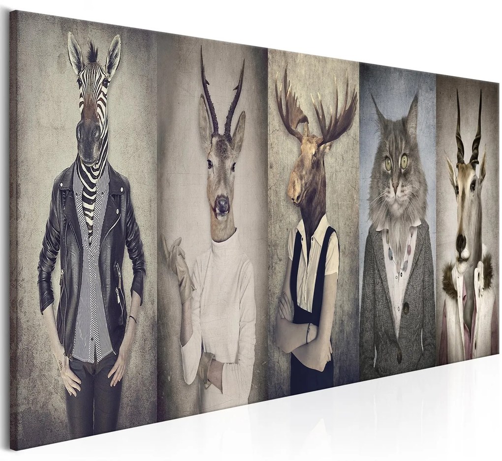 Πίνακας - Animal Masks 150x50