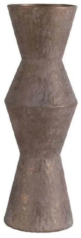 Βάζο κεραμικό μπρονζέ 21x21x60.50cm