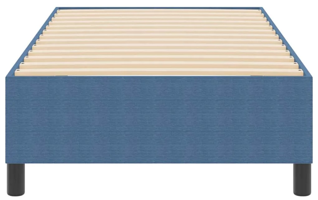 vidaXL Κρεβάτι με ελατήρια Μπλε 80 x 200 cm Βελούδο