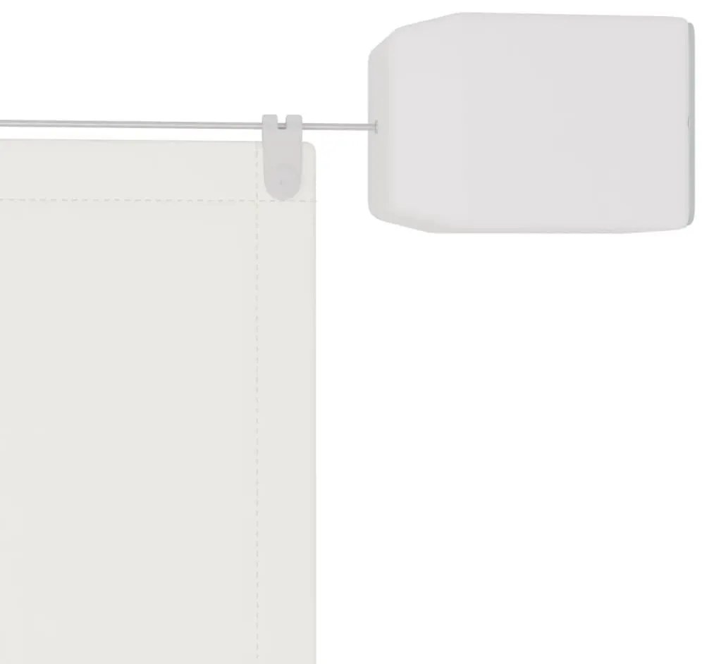 Τέντα Κάθετη Λευκή 250 x 360 εκ. από Ύφασμα Oxford - Λευκό