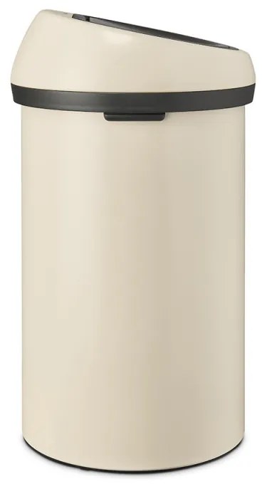 Brabantia Touch Bin 1005510, 60 l, Ομαλό και αθόρυβο άνοιγμα, Μπεζ