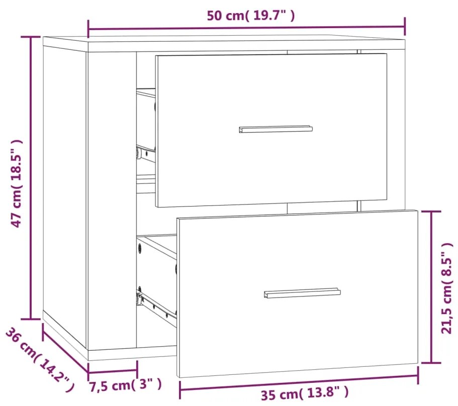 ΚΟΜΟΔΙΝΟ ΕΠΙΤΟΙΧΙΟ ΚΑΠΝΙΣΤΗ ΔΡΥΣ 50X36X47 ΕΚ. 816861