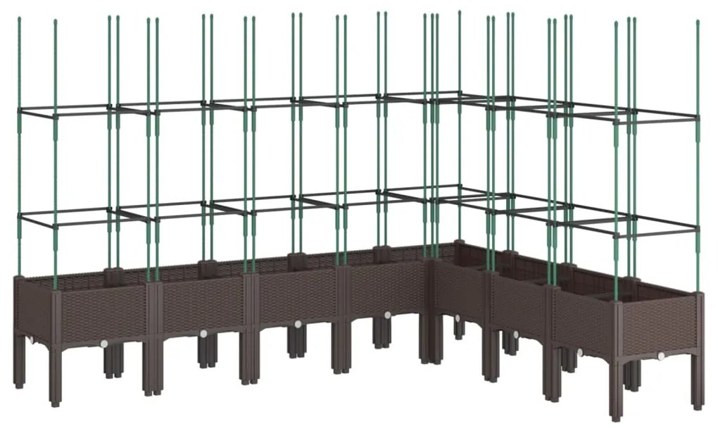 ΖΑΡΝΤΙΝΙΕΡΑ ΚΗΠΟΥ ΜΕ ΚΑΦΑΣΩΤΟ ΚΑΦΕ 200 X 160 X 142,5 ΕΚ. ΑΠΟ PP 367975