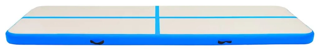 vidaXL Στρώμα Ενόργανης Φουσκωτό Μπλε 800 x 100 x 15 εκ. PVC με Τρόμπα