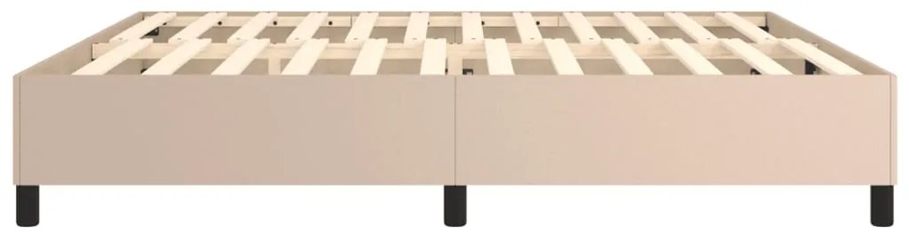 ΠΛΑΙΣΙΟ ΚΡΕΒΑΤΙΟΥ BOXSPRING ΚΑΠΟΥΤΣΙΝΟ 200X200ΕΚ. ΣΥΝΘΕΤ. ΔΕΡΜΑ 3121070