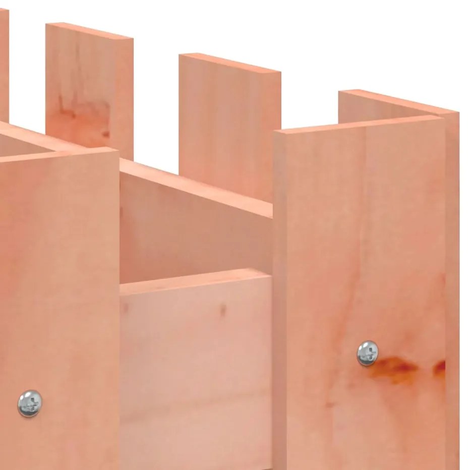 vidaXL Ζαρντινιέρα Υπερυψωμένη Φράχτης 100x50x70 εκ Μασίφ Ψευδοτσούγκα