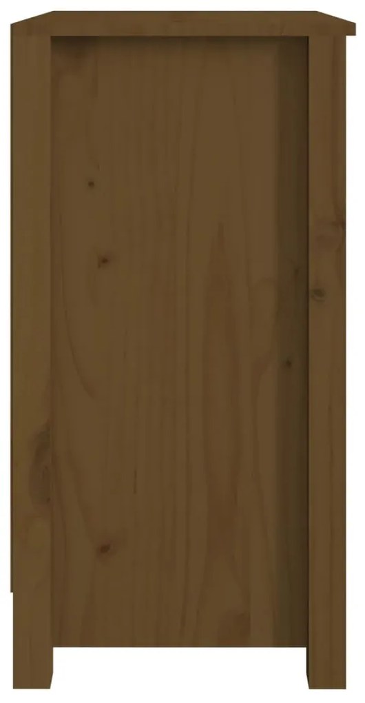 vidaXL Βιβλιοθήκη Μελί 50 x 35 x 68 εκ. από Μασίφ Ξύλο Πεύκου