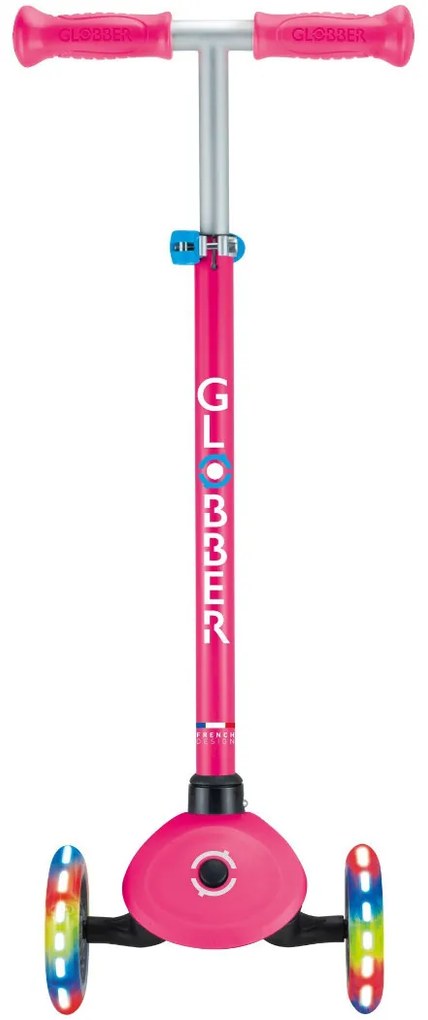 Globber Scooter Primo Lights V2 Fuchsia