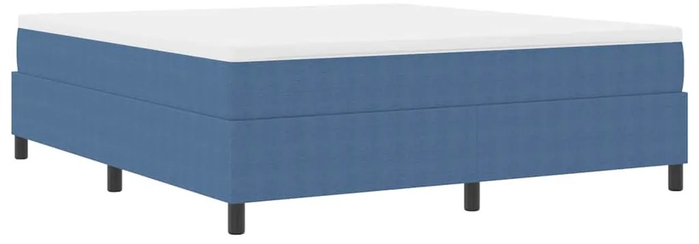 vidaXL Κρεβάτι με ελατήρια Μπλε 180 x 200 cm Βελούδο