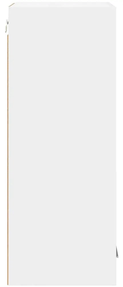 vidaXL Κρεμαστό ντουλάπι με αποθήκευση Riga Λευκό 40 x 31 x 80 εκ.