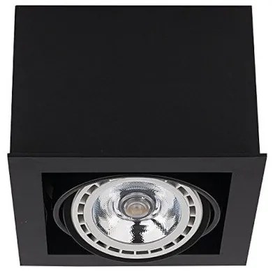 Downlight Σποτ μονόφωτο Box ES111 γκρι μαύρο λευκό Nowodvorski-9495-Μαύρο 9495