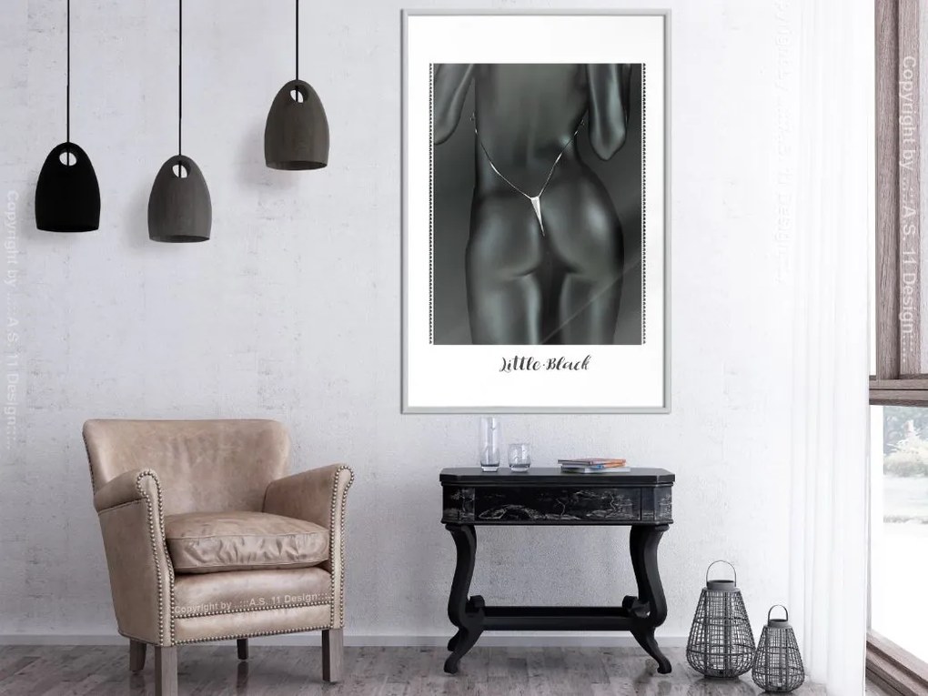 Αφίσα - Beauty of the Female Body - 20x30 - Χρυσό - Χωρίς πασπαρτού