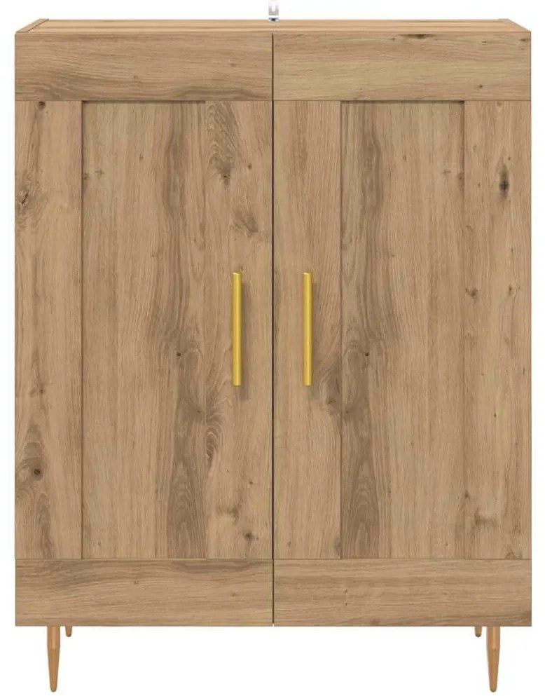 vidaXL Πλαϊνό γραφείο Artisan Oak 69,5 x 34 x 90 εκ.