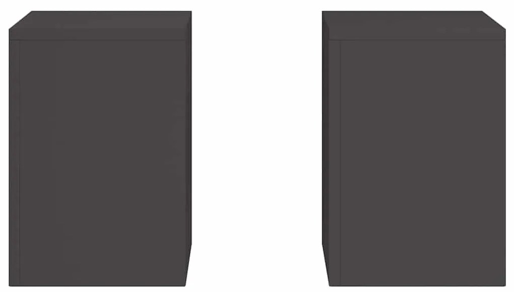 vidaXL Βάση φυτών 2 pcs Μαύρο 24 x 24 x 35 εκ. Ατσάλι