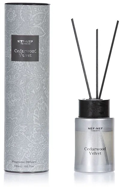 Αρωματικό Χώρου Με Στικς Cedarwood Velvet Grey 130ml - Nef-Nef Homeware