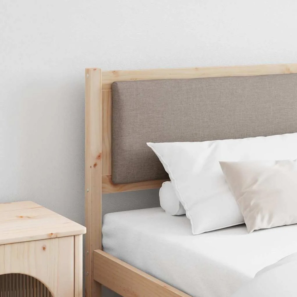 vidaXL Κεφαλάρι Άλλο Καφέ 200 cm Μασίφ ξύλο πεύκου