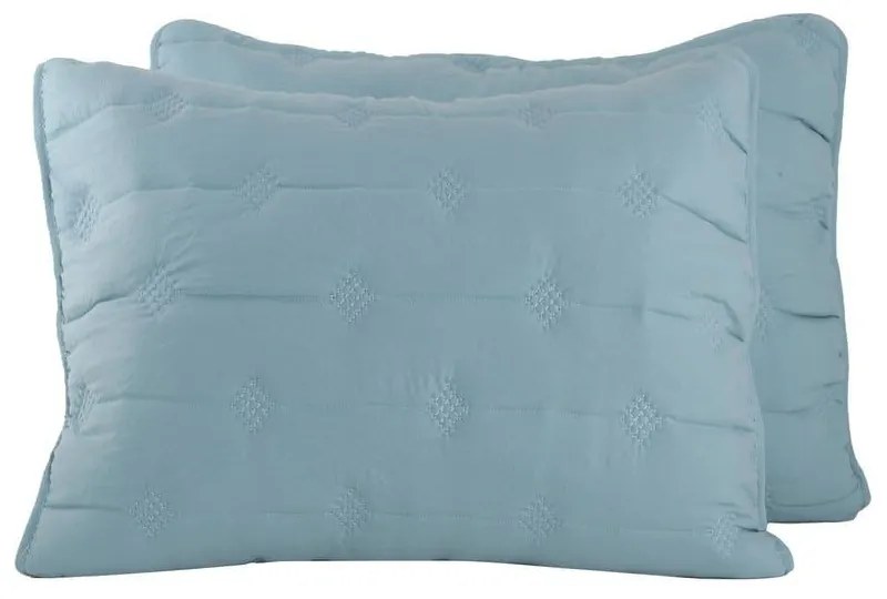 Μαξιλαροθήκες Elvira-22 (Σετ 2τμχ) Aqua Nef-Nef 52X72 Microfiber-Polyester