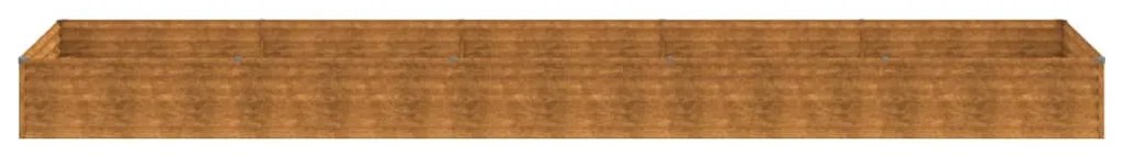 vidaXL Ζαρντινιέρα 482 x 100 x 36 εκ. από Ατσάλι Σκληρυθέν στον Αέρα