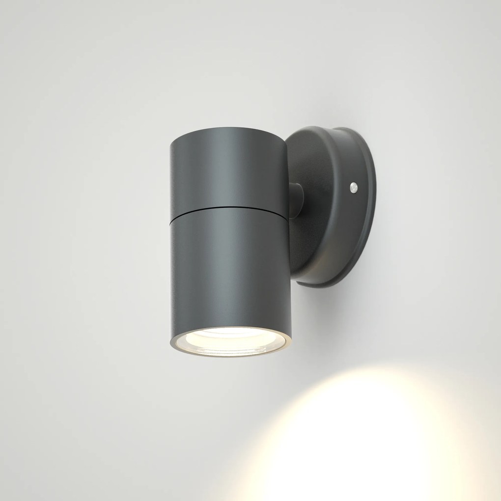 Απλίκα - Φανάρι 1xGU10 Outdoor Wall Lamp Anthracite D:11.3cmx11.3cm (80200544) - 80200544 - 80200544