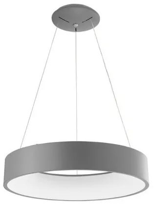 Κρεμαστό Φωτιστικό Οροφής LED 42W Φ60 Rando 6167206 Nova Luce-6167206-Γκρι 6167206
