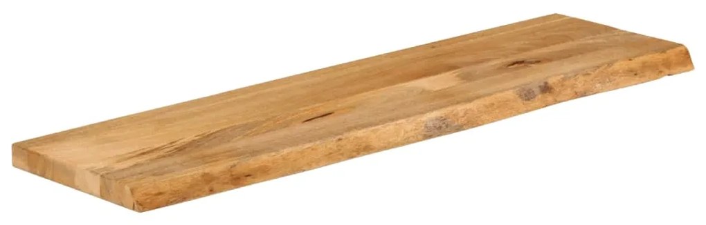 vidaXL Επιφάνεια Τραπεζιού 100x40x2,5 εκ. Live Edge Μασίφ Ξύλο Μάνγκο