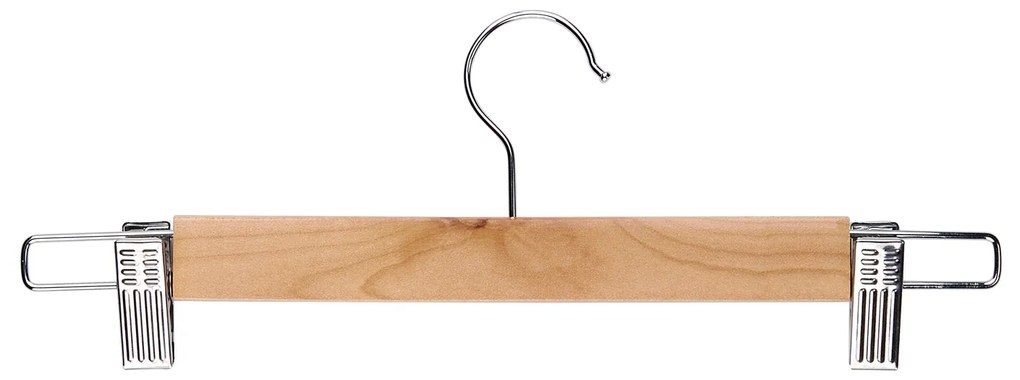 Ξύλινη Κρεμάστρα με Κλιπ 33x12.5x3cm 2Τμχ