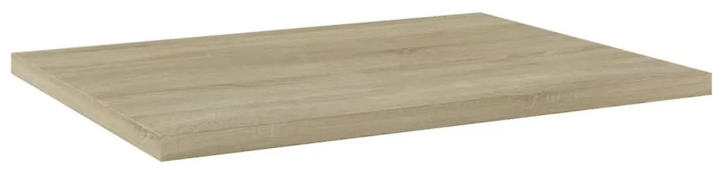 Ράφια Βιβλιοθήκης 4 τεμ. Sonoma Δρυς 40x30x1,5 εκ. Επεξ.Ξύλο - Καφέ