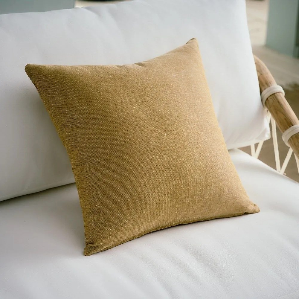 Μαξιλαροθήκη Διακοσμητική Eartha 372/04 Honey Gold Gofis Home 43X43 100% Cotton