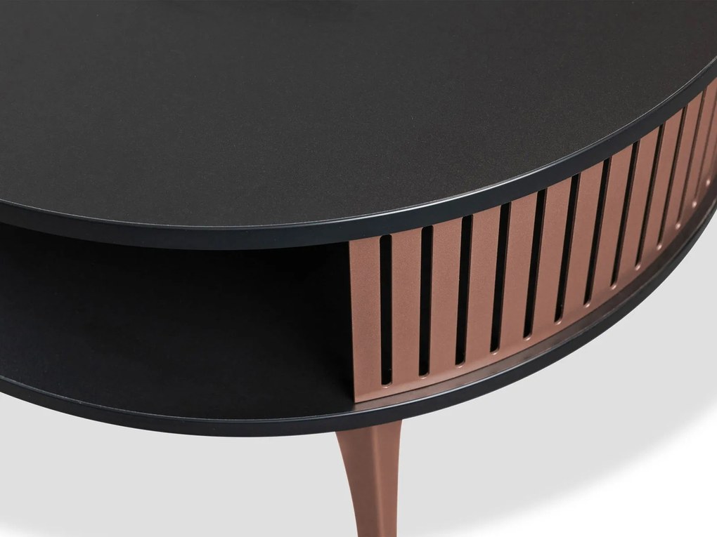 Τραπεζάκι σαλονιού Roenni Ember-Leuko Marmaro