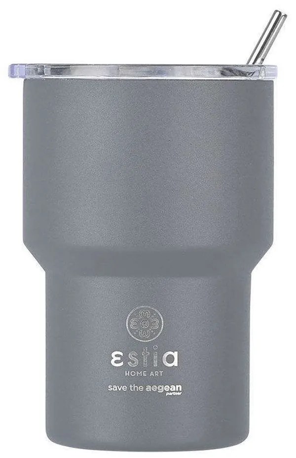 Ποτήρι - Θέρμος Save The Aegean 01-18467 400ml Fjord Grey Estia