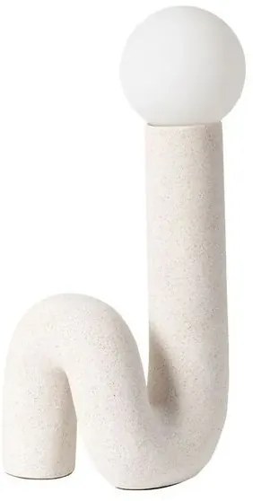 Inart Επιτραπέζιο Φωτιστικό - Πορτατίφ Artole 22.5x16.5xΥ45εκ 1xG9 Λευκό 306-000001